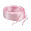 1 Pair Flat Satin Ribbon Shoelaces Colorful Silk Shoestrings Wide Shoe Laces For Sneakers Skate Shoes Boots Sport Shoes Y2K Summer Daily Wear